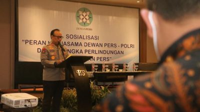 Polri dan Dewan Pers Sosialiasi Perlindungan Kemerdekaan Pers