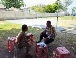 Sambang Tomas, Pak Bhabin Imbau Selalu Jaga Kamtibmas Kewilayahan