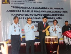 Rakor dan Pengambilan Sumpah MPDN yang Diadakan Kemkumham Kanwil Maluku 