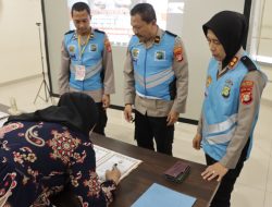 Polres Metro Jakarta Barat Gelar Penandatanganan Pakta Integritas Dan Pengambilan Sumpah Calon Anggota Polri T.A. 2024