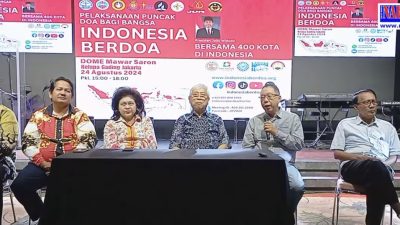 Panitia Doa Bagi Bangsa Gelar Konferensi Pers, Siapkan Acara Indonesia Berdoa di Jakarta