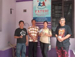 Kunjungi Yayasan Terang Anak Indonesia, Pewarna Jawa Barat Sumbang Buku Bacaan