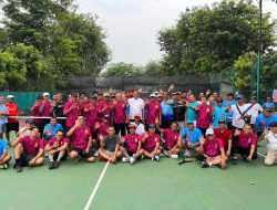 Calon Wali Kota Bekasi Tri Adhianto Buka Turnamen Tenis Mas Tri Cup 2024