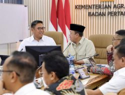 Bahas Intergrasi Data Pertanahan dan Pertanian, Menteri Nusron Terima Audiensi Wamentan Sudaryono