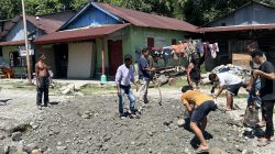 Bakhtiar Sibarani Terus Bantu Pemulihan Pascabanjir di Barus, Akses Jalan Warga Mulai Pulih