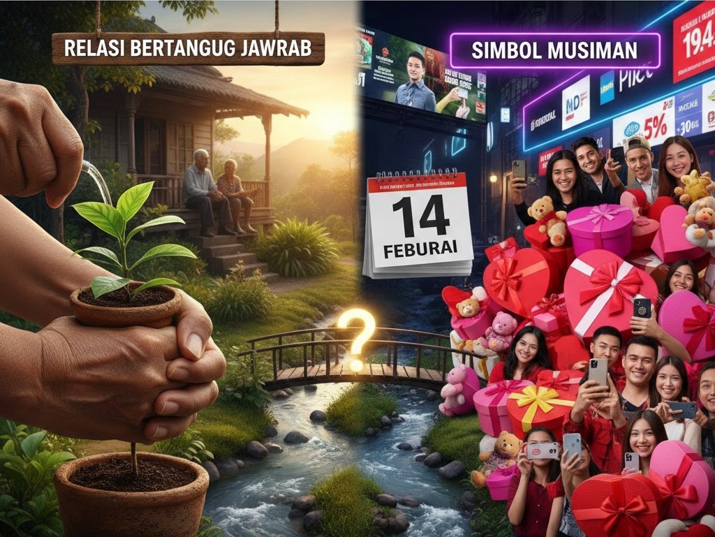 Apakah kasih sayang kita hanya hidup dalam kalender 14 Februari yang penuh kado dan kamera, atau ia tumbuh subur dalam tindakan nyata dan komitmen jangka panjang? Mari berhenti sejenak dan memaknai ulang esensi sebuah hubungan.